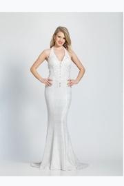  Ivory Halter Gown