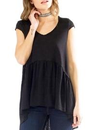  Peplum High-low Top