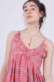  Halter Checked Top