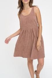  Sleeveless Corduroy Dress