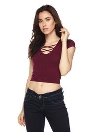  Cross Neck Top