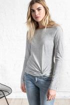  Long Sleeve Twisted Top