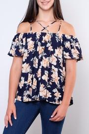  Cold Shoulder Strap Top