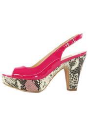  Fuchsia Leather Slingback