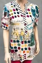  Ivory Multi Top