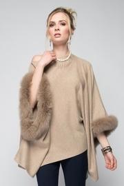  Fur Trim Poncho