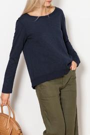  Luxe Long Sleeve Tie Back Top