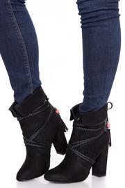  Black Braid Booties