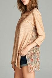 Floral Back Top