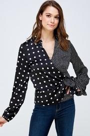  Dot Print Blouse