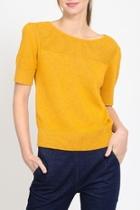  Puff Shoulder Sweater