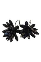  Matte Black Bloom Earrings