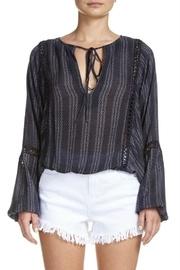  Lattice Inset Crop-top