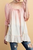  Blush Ombre Top