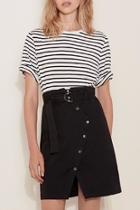  Belted Wrap Skirt