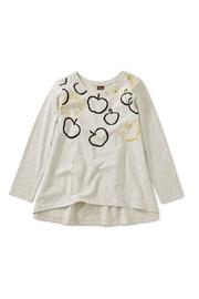  Golden Bounty Graphic Twirl Top