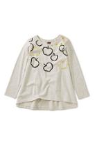  Golden Bounty Graphic Twirl Top