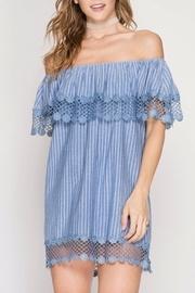 Chambray Stripe Dress
