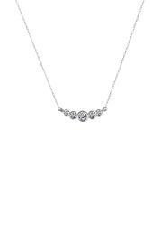  Silver Graduated Necklace