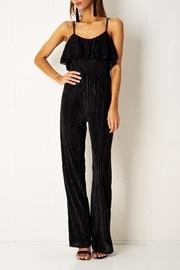  Velvet Frill Jumpsuit