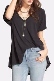  Burnout V Neck Tee