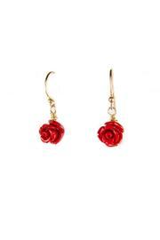  Red Rose Earrings