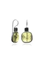  Faceted Square Earrings