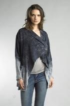  Dip-dye Asymmetrical Jacket