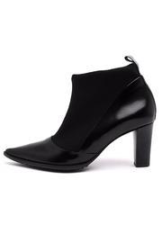  Leather & Stretch Bootie