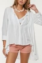  White Buttonup Tunic