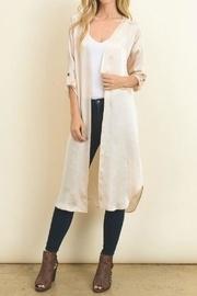  Solid Long Duster