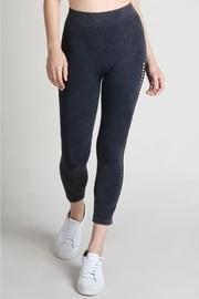  Side-braided Vintage-wash Legging