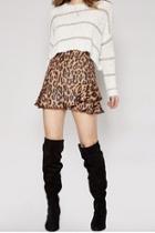  Flirty Leopard Skirt