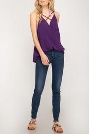  Surplice Strappy Tank