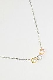  Tri-color Hearts Necklace