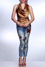  Gold Shimmering Jean