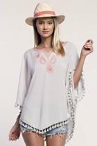  Embroidery Tassels Top