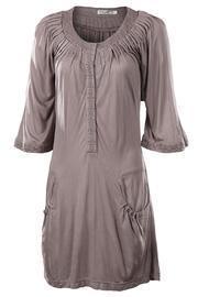  Pleated Grey Tunic