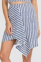 Linen Stripe Skirt