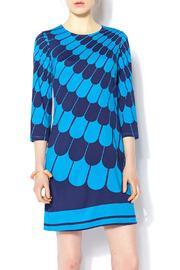 Julie Brown Printed Shift Dress