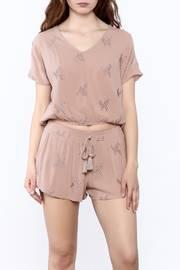  Pink Embroidered Top