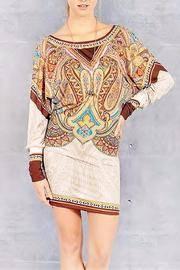  Dolman Sleeve Mini Dress