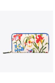  Printed Floral Zip Cont Wallet
