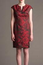  Brocade Fitted Dress