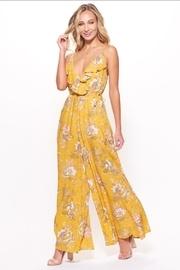  Mustard Floral Jumpsuit