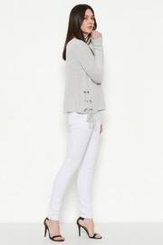 Oversized Eyelet Sweater