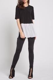  Striped Twofer Top