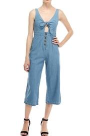  Denim Knot Jumpsuit