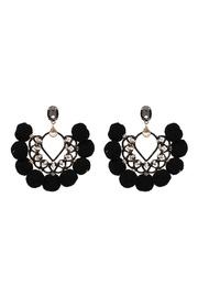 Hema Black Earring