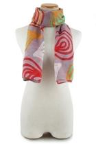  Grey Abstract Scarf
